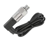 Eujgoov Pressure Transmitter, Stainless Steel Pressure Sensor for Water, Gas and Oil Applications with 4-20mA Output and Compensation Technology (0-0.5MPA)