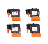 Eujgoov Printhead for Designjet 100 110 111 500 510 800 813 850, ABS Printhead Replacement with Magenta Black Cyan Yellow, Stable Performance High Reliability Easy Installation for