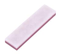 Eujgoov Professional 2 in 1 Whetstone Sharpening Stone Dual Sided 3000 and 10000 Grit Ceramic for Kitchen Outdoor Tools Pocket Sharpener Green White Natural Stone 3.93 Inch (White)