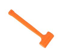 Eujgoov PVC Rubber Dead Blow Hammer 1LB Steel Soft Face Installing Hammer with Built in Steel Balls Shockproof Non Spark Strike for Petrochemical Coal Mine Work (0.5LB)