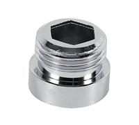 Eujgoov Quick Connection Water Purifier Accessories Aluminium Alloy Water Purifier Faucet Aerator Adapter Easy Installation G1/2 Male Hose Thread, Multiple Sizes for Bathroom Kitchen (22mmto15mm)