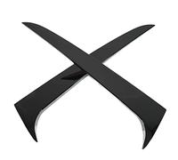 Eujgoov Rear Side Window Spoiler ABS Gloss Black Rear Window Wing Trim 2 | Rear Side Window Spoiler ABS Gloss Black Rear Window Wing Trim 2 Piece Exterior Styling Upgrade Aerodynamic Add On for X3