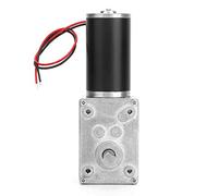 Eujgoov Reversible Gear Motor 8mm Shaft 24V DC for Curtain Machines | High Torque Copper Tube Motor, Ball Bearing Design, All Metal Gears, for Window Openers and Advertising Equipment