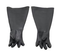 Eujgoov Sandblasting Gloves, Latex, Nature Hand Sensitivity, 25.6in, for Sandblasting Machines, Dry Boxes, Glove Boxes