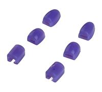 Eujgoov Saxophone Key Risers, 6Pcs Silicone Finger Pad for Saxophone Thumb Rest, Comfortable Cushion Guard Gel Palm Pads for Wind Instruments Players (Purple)