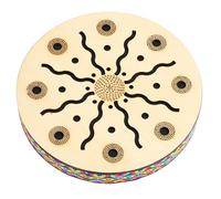 Eujgoov Sea Drum Wave Music Therapy Maple Wood Educational Tool 7.1 Inch for Relaxation and Meditation