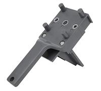 Eujgoov Self Centering Dowel Jig for Carpentry, Woodworking Punch Hole Locator Drill Hand Tools, ABS Material (Gray)