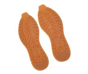 Eujgoov Shoe Sole Replacement, Rubber Non Slip V Shape Repair Material, Wear Resistant Classic Pattern for Sports Shoes Repair (Yellow)