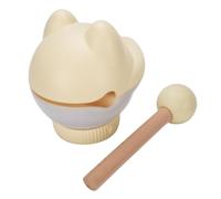 Eujgoov Small Bedside Lamp Cute Lucky Cat Table Light, Rechargeable Cordless Dimmable Night Light for Home Bedroom Office Decor with 3 Brightness Levels Portable and Lightweight (Yellow)