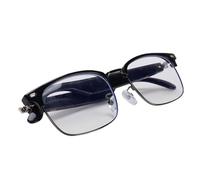 Eujgoov Smart Glasses AI with Voice Assistant Touch Control Anti Blue Light Eyewear for Web Conferencing Podcasting Listening to Music PC ABS Aluminum Alloy Lightweight 5-6 Hours Battery