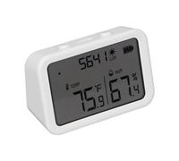 Eujgoov Smart Thermometer Hygrometer Indoor WiFi Digital Temperature Meters Sensor, Monitor Home Wireless with Real Time Monitoring and Recording, Portable Indoor Temperature Humidity