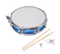 Eujgoov Snare Drum L4231 Stainless Steel Pine Wood 10 Ears Structure Enhanced Tuning Stability Warm Resonant Tones Suitable For Practice And Performances (Blue)