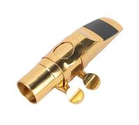 Eujgoov Soprano Saxophone Mouthpiece, Brass Construction with Protective Cap, 5 Tip Design for Jazz and Classical Performers