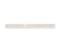 Eujgoov Spiral Binding Coils 19mm 34 Teeth Double Bindings, Nylon Coated Metal Wire for 180 Sheets A4 Paper, 3:1 Ratio Professional Document Presentation (Rose Gold)