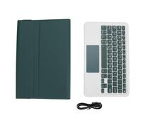 Eujgoov Tablet Keyboard Case with Trackpad for Pad 6 Pro, Magnetic Detachable Keyboard PU Stand Cover for Mi Pad 6, Anti-Scratch for Office Workers (Dark Green)