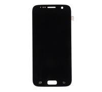 Eujgoov Telephone Display Assembly with Frame for S7, Durable and Scratch -down Screen, Complete Repair Tool Kit Included for the Replacement for the Mobile Screen (Black)