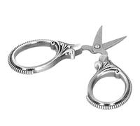 Eujgoov Thread Embroidery Tailor Scissors Stainless Steel Sewing Scissors for Crafting Paper Cloth Nails with Ergonomic Design Lightweight Travel-Friendly (Silver)