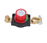 Eujgoov Top Post Battery Disconnect Switch Unique Groove Design 300A Continuous Current Nylon Body Brass Connectors Easy Installation for Cars RVs Boats