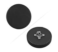 Eujgoov Universal Drum Throne Seat, Round Padded Stool for Adult Drummers with Adjustable Height 55cm, Thick Leather Cushion & Anti-Slip Legs for Jazz Drum Sets