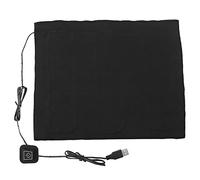 Eujgoov USB Heating Pad Electric Pad 3 Temperature Settings Washable Flexible for Clothes Pet Bed Jacket Back Neck Lumbar Heating with Silicone Switch Water Proof 5V USB Power
