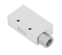 Eujgoov Vacuum Generator Pneumatic Ejector, Aluminium Alloy Valve for Large Flows, Ideal for Machine Tools and Production Workshops (EV-15)