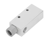 Eujgoov Vacuum Generator Pneumatic Ejector, Aluminium Alloy Valve for Large Flows, Ideal for Machine Tools and Production Workshops (EV-20)