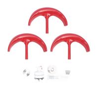 Eujgoov Vertical Axes Wind Generator 300W Low Noise Rotor Red Lantern Shaped for Outdoor Street Light