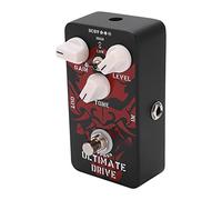Eujgoov Vintage Overdrive Pedal, Rich Bordering on Distortion, High/Low Switches, Classic Paint Finish with Small LED Flash for Guitar Bass