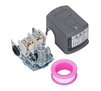 Eujgoov Well Pump Pressure Switch, Adjustable 0.14-0.28 MPa | Water Control, 3/8 Inch Npt Female Thread, 220 Vac Motor Circuit, Adjustable 0.14-0.28 MPa Range, 10A Contacts