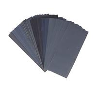 Eujgoov Wet Dry Sand Paper 90Pcs Silicon Carbide Assortment 400 to 3000 Grit for Wood and Metal Finishing