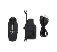 Eujgoov Wireless Guitar Pickup System UHF No-Drill Plug and Play 50m Range 1ms Latency 10 Channels Acoustic Guitar Pickup with Rechargeable Battery for Acoustic Classical
