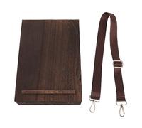 Eujgoov Wooden Sketch Box, A4 Easel Artist Tool Bag Handmade Messenger Box for Writers Designers