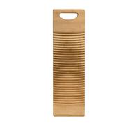 Eujgoov Wooden Washboard for Laundry, Portable Hand Washing Scrub Board with Hanging Hole, Efficient Percussion Design for Home School Women Shirt 15.8x7.1x0.7in to 23.6x7.9x0.7in