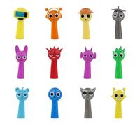 EujRcf 12PCS Sprunki Cartoon Figures, Sprunki Action Figures, Durable, Colorful Toy Figure for Kids for any S-prunki Games fan Girls and Boys Collectible Toy