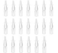 EujRcf 20 Pcs Nasal Spray Bottle, 10ml Refillable Empty Nose Mist Sprayer, Portable Fine Mist Bottle for Nose Cleaning and Rhinitis Care, for Home Travel Use Saline Essential Oils