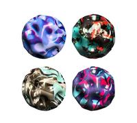 EujRcf 4 Pcs Moon Balls, Space Balls for Kids, Mini Bouncing Ball Toy, Astro Jump, 7cm High Bouncing Astro Jump, Ultra High Bouncy,Moon for Kids Big Bouncy Toy for Party Gift