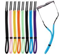 EujRcf 8 Pcs Sunglasses Strap, Floating Sunglasses Strap, Adjustable Sunglasses Retainer, Floating Sunglasses Straps for surfing Kayaking Sailboat Swimming