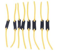 EujRcf 8PCS Slingshot Rubber, Rubber Hose Slingshot, Slingshot Replacement Bands Group, Natural Latex Slingshot Rubber Band, Adjustable Catapult Bands for for Fishing Catapult and Outdoor Activities