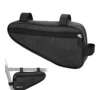 EujRcf Bike Frame Bag, Bike Frame Storage Bag, Cycling Bicycle Front Tube Frame Pouch for Road & Mountain Bike, Fits Phone, Keys, Cash, Repair Tools, Mini Pump, Wallet Tool Cycle Storage Sack