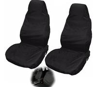 EujRcf Car Seat Cover, Premium Car Seat Protector Set of 2, Universal Fit Seat Protector & Van Seat Covers,132 X 54 Cm Universal Black Seat Covers Suitable For Most Cars Breathable And Anti-Sweat