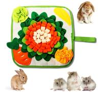 EujRcf Snuffle Mat Rabbit Toys, Rabbit Boredom Breakers, Interactive Feeding Toys for Small Animals, Dog Snuffle Mat, for Mental Stimulation, Enrichment, Interactive Feeding Game