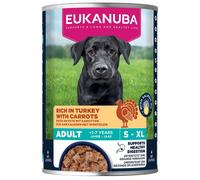 Eukanuba Adult Turkey & Carrot Wet Dog Food Cans - 6 x 400g
