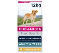 Eukanuba Complete Dry Dog Food for Adult Labrador Retriever Breed Types with Fresh Chicken 12 kg