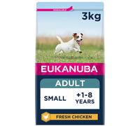 Eukanuba Complete Dry Dog Food for Adult Small Breeds with Fresh Chicken 3 kg