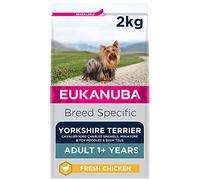 Eukanuba Complete Dry Dog Food for Adult Yorkshire Terrier Breed Types with Fresh Chicken 2 kg