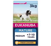 Eukanuba Complete Dry Dog Food for Mature Senior Medium Breeds with Fresh Chicken 3 kg