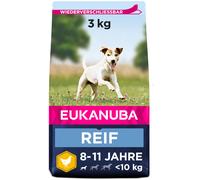 Eukanuba Complete Dry Dog Food for Mature Senior Small Breeds with Fresh Chicken 3 kg