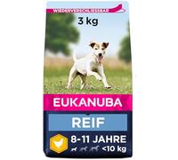 Eukanuba Complete Dry Dog Food for Mature Senior Small Breeds with Fresh Chicken 3 kg
