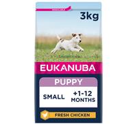 Eukanuba Complete Dry Dog Food for Puppy Small Breeds with Fresh Chicken 3 kg