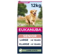 Eukanuba Complete Dry Dog Food for Senior Large and Giant Breeds with Lamb and Rice 12 kg